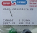 Zier-Muttern, M 8,  8 Stück
