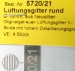 Lüftungsgitter rund Ø 10 mm, 4 Stück