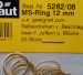 Ring für Beschlag (Tombak), Ø 12 mm, 20 Stück