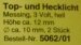 Top- und Hecklicht, Messing, mit 3-Volt-Birne, 2 Stück, hell