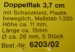 Doppelflak  3.7 cm, Pladstik, grau, Maßstab 1:200, 5 Stück