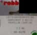 Luftschraubenkupplung 2,2 mm