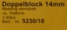 Block mit 2 Rollen, 10 mm