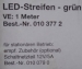 LED-Streifen - 100 cm -grün