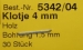 Klotjes Holz Ø 4 mm, Bohrung 1,5 mm, 30 Stück